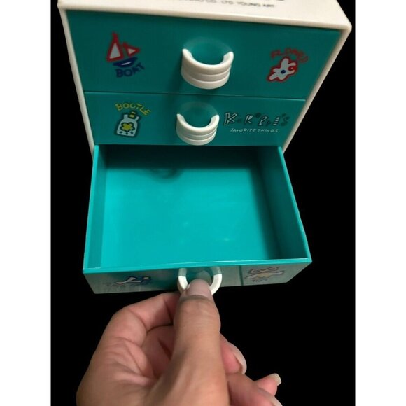 RARE Vintage 1995 Sanrio Keroppi 3 Chest Drawer, READ - Picture 11 of 16